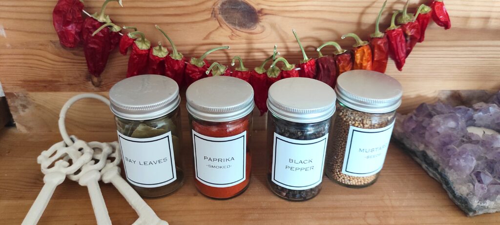 spice labels